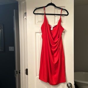 H&M Orange Wrap Dress